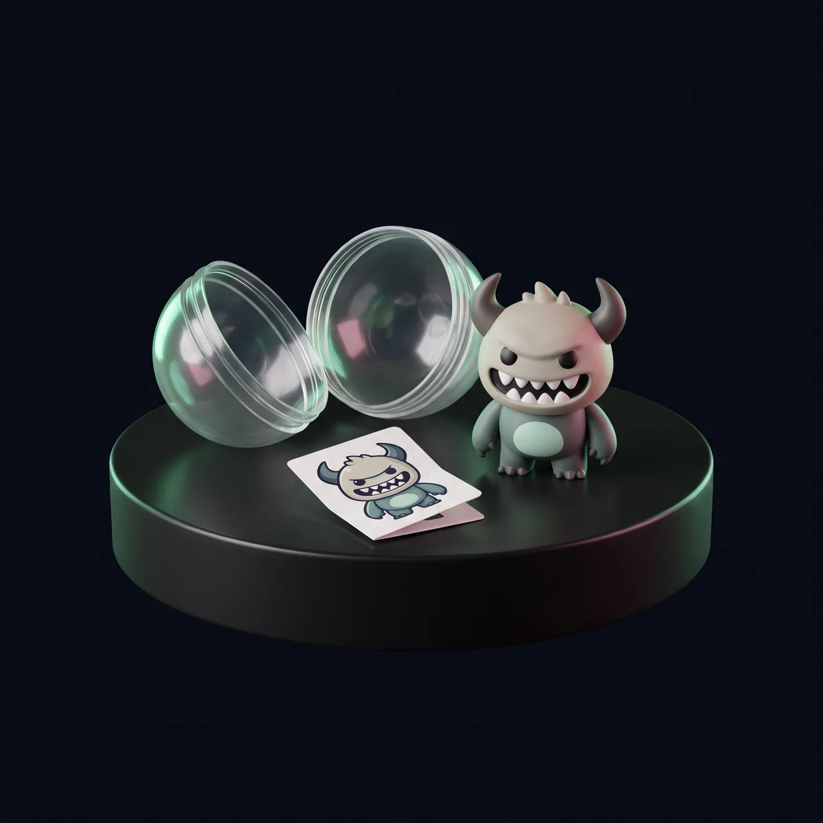 Mini Catch Mix: The pocket-size version of the capsule-and-sticker combo.