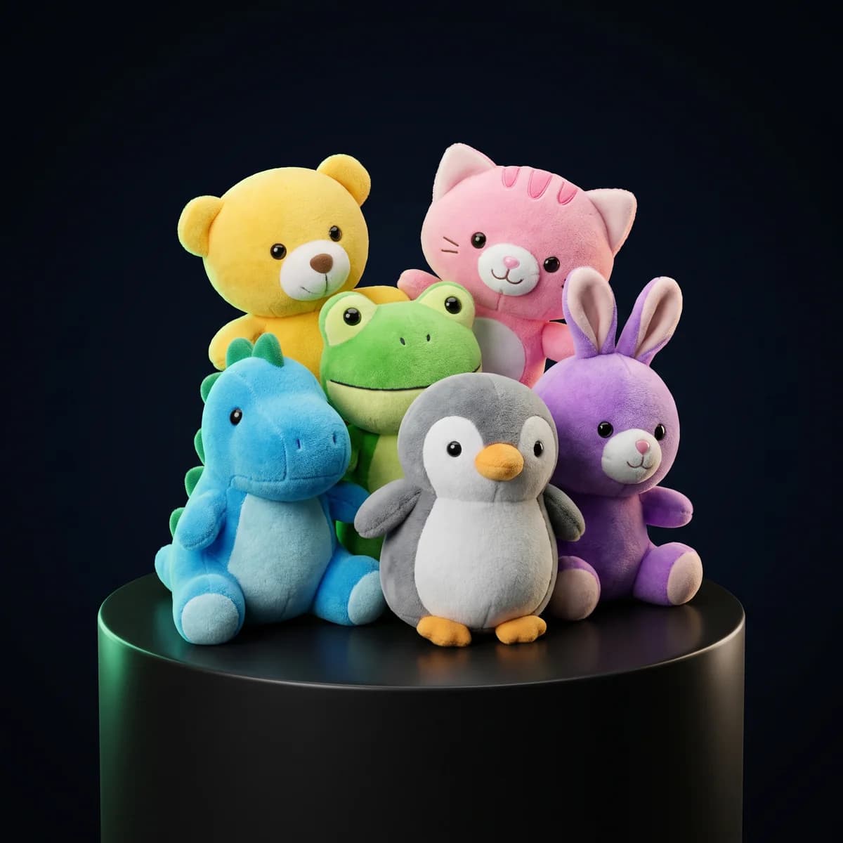 Plush Mix Six: A six-character mix built to fill a hopper fast.