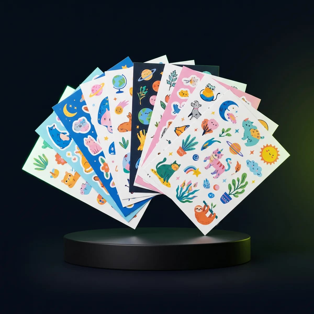 Flat Mix Stickers: A generalist mix of stickers and tattoos for any wall.