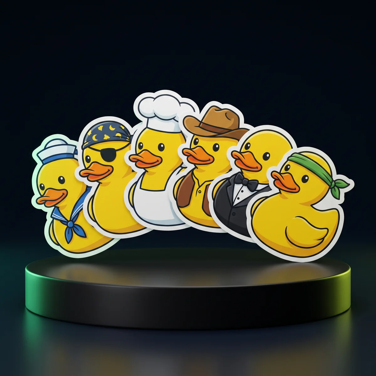 Quacky Sticker Line: A playful duck-themed set built for the youngest collectors.